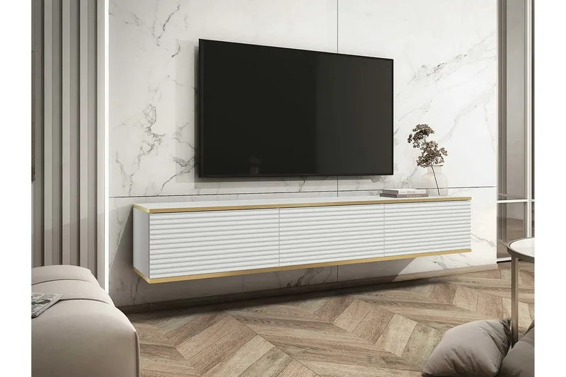 Klinkerville Tv-skåp 175 cm - Vit - Möbler - Vardagsrum - Tv-möbler & mediamöbler - Tv-skåp