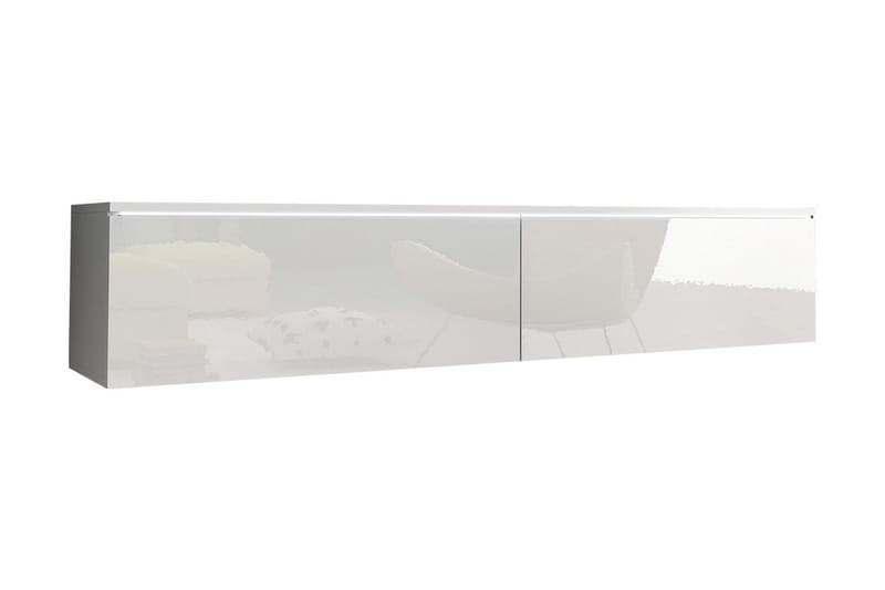 MEILLAC TV-bänk LED-belysning Vit/Vit LED - Möbler - Vardagsrum - Tv-möbler & mediamöbler - Tv-bänkar