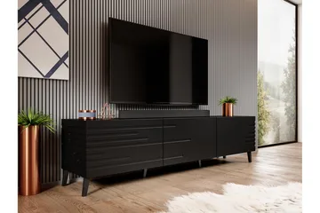 Novaj Tv-skåp 155 cm - Svart - Möbler - Vardagsrum - Tv-möbler & mediamöbler - Tv-bänkar
