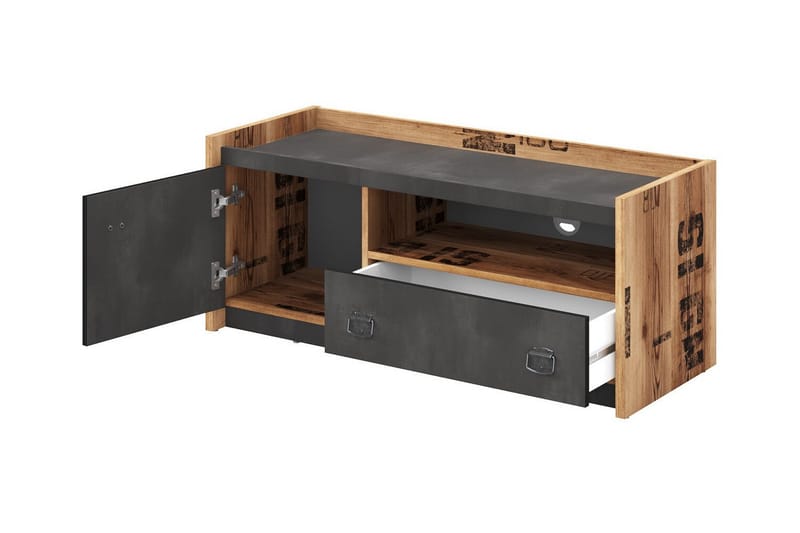 Rathmore Tv-skåp 110 cm - Grå - Möbler - Vardagsrum - Tv-möbler & mediamöbler - Tv-skåp