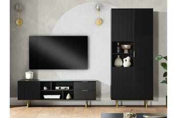 Staffin Tv-skåp 150 cm - Svart - Möbler - Vardagsrum - Tv-möbler & mediamöbler - Tv-bänkar