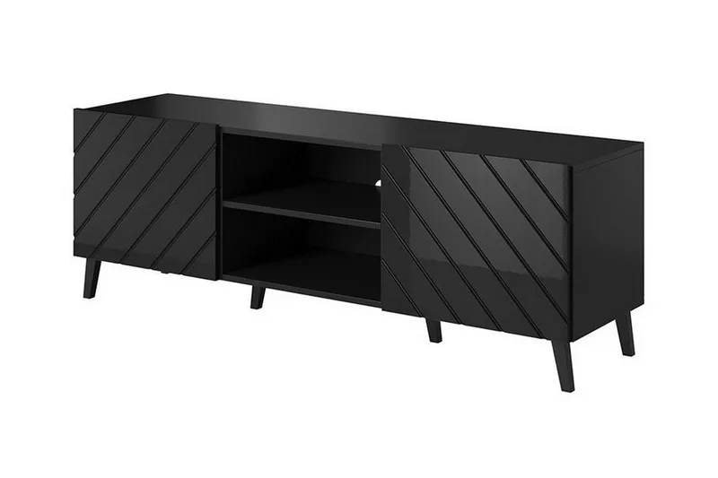 Strontian Tv-skåp 150 cm Scandinavian Choice Black - Möbler - Vardagsrum - Tv-möbler & mediamöbler - Tv-skåp