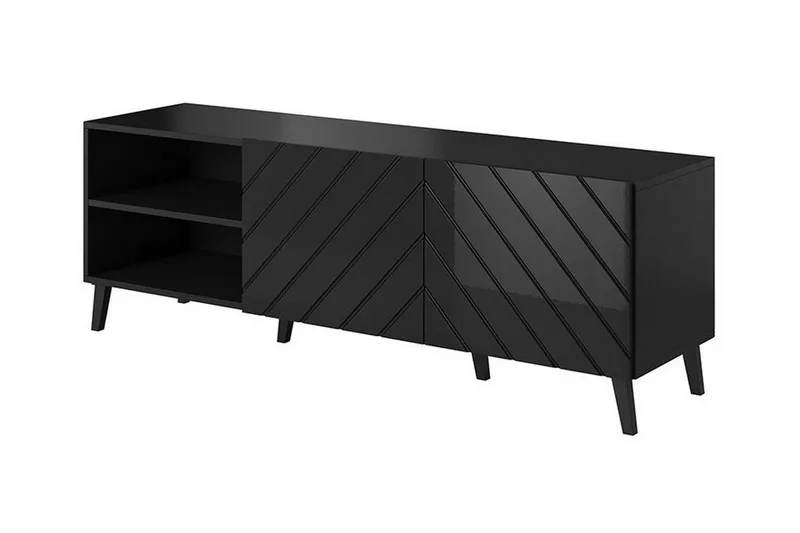 Strontian Tv-skåp 150 cm Scandinavian Choice Black - Möbler - Vardagsrum - Tv-möbler & mediamöbler - Tv-skåp
