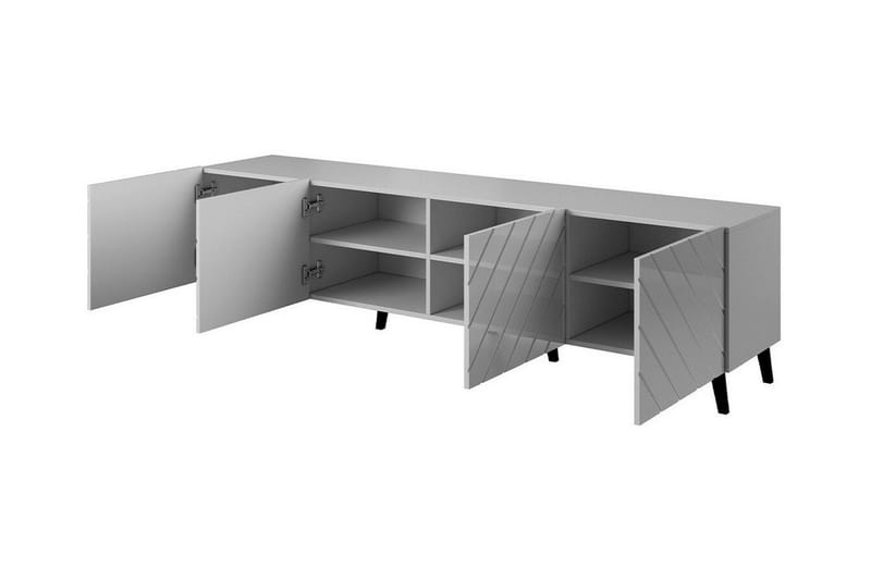 Strontian Tv-skåp 200 cm Scandinavian Choice Black - Möbler - Vardagsrum - Tv-möbler & mediamöbler - Tv-skåp