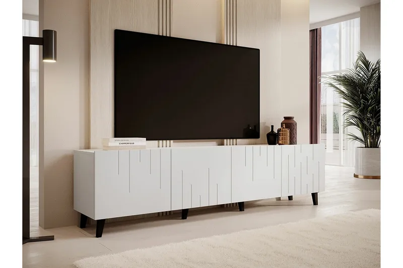 Strontian Tv-skåp 200 cm Scandinavian Choice White - Möbler - Vardagsrum - Tv-möbler & mediamöbler - Tv-skåp