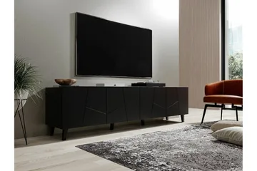 Strontian Tv-skåp 201 cm Scandinavian Choice Black - Möbler - Vardagsrum - Tv-möbler & mediamöbler - Tv-bänkar