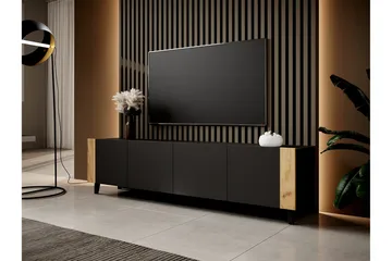 Strontian Tv-skåp 201 cm Scandinavian Choice Black - Möbler - Vardagsrum - Tv-möbler & mediamöbler - Tv-bänkar