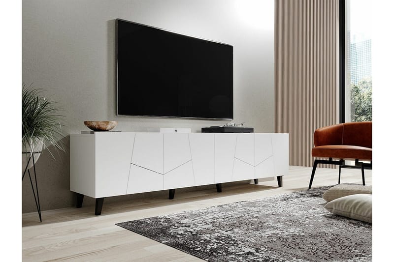 Strontian Tv-skåp 201 cm Scandinavian Choice White - Möbler - Vardagsrum - Tv-möbler & mediamöbler - Tv-skåp