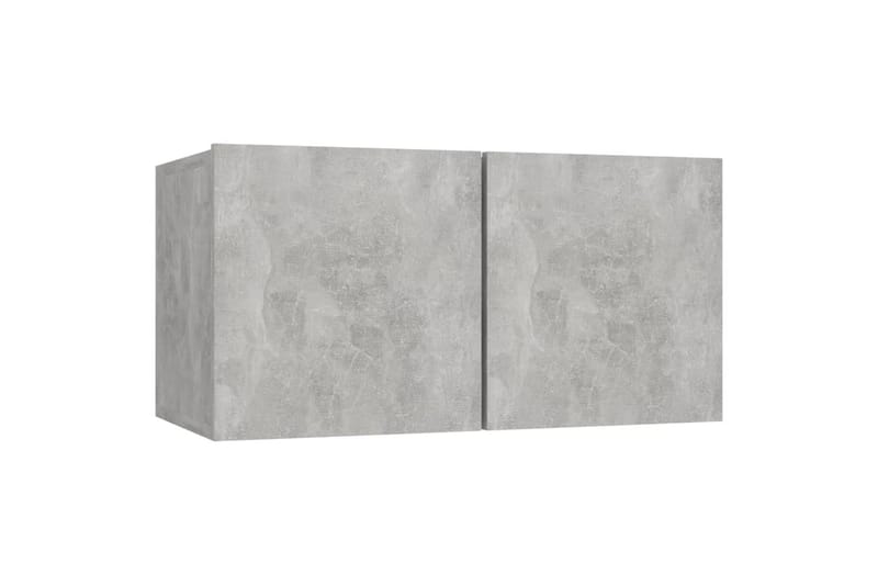TV-skåp 4 st betonggrå 60x30x30 cm spånskiva - Grå - Möbler - Vardagsrum - Tv-möbler & mediamöbler - Tv-skåp