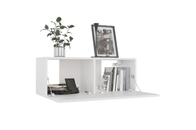 TV-skåp 4 st vit 80x30x30 cm spånskiva - Vit - Möbler - Vardagsrum - Tv-möbler & mediamöbler - Tv-skåp