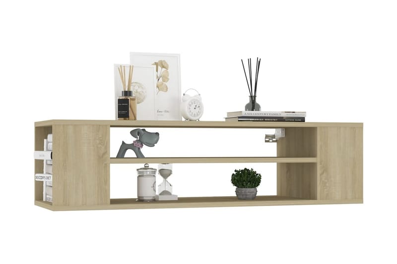 TV-väggskåp sonoma-ek 100x30x26,5 cm spånskiva - Brun - Möbler - Vardagsrum - Tv-möbler & mediamöbler - Tv-skåp