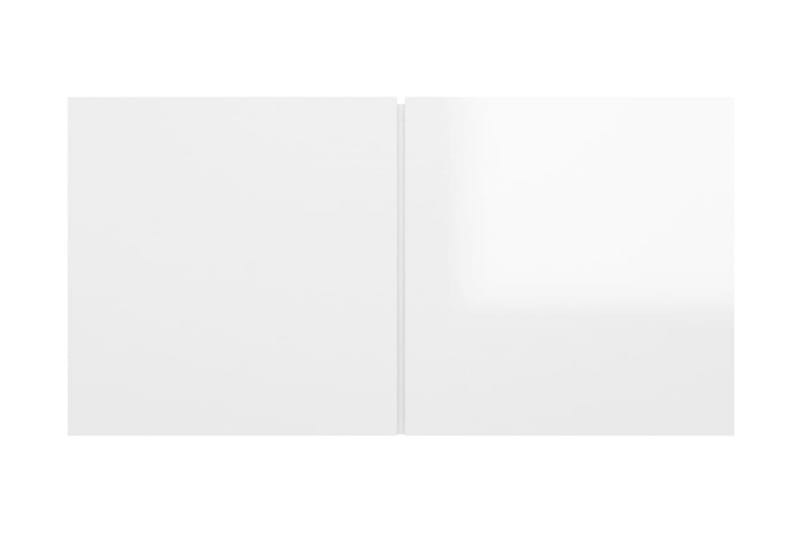 Väggmonterade TV-skåp 2 st vit högglans 60x30x30 cm - Vit - Möbler - Vardagsrum - Tv-möbler & mediamöbler - Tv-skåp
