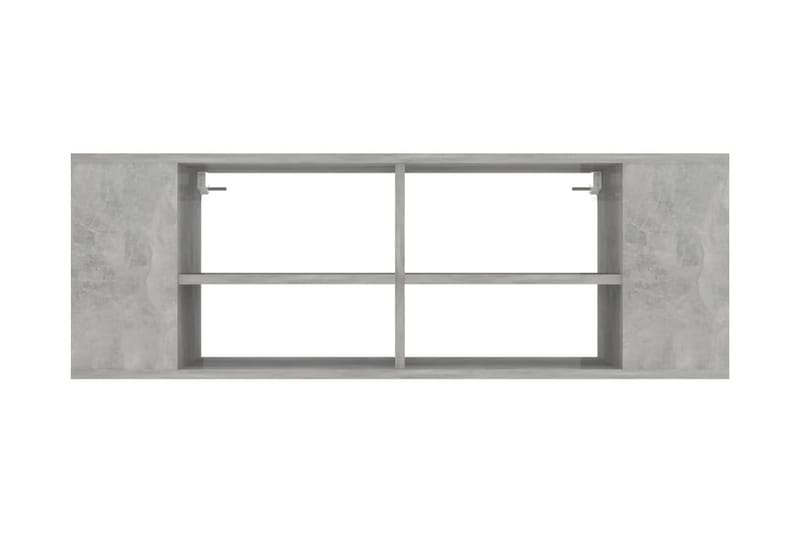 Väggmonterat tv-skåp betonggrå 102x35x35 cm spånskiva - Grå - Möbler - Vardagsrum - Tv-möbler & mediamöbler - Tv-skåp