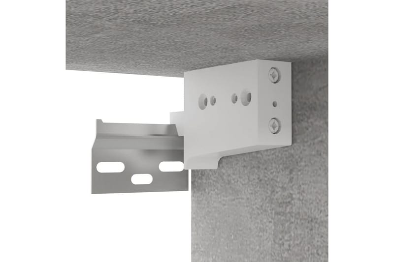 Väggmonterat tv-skåp betonggrå 102x35x35 cm spånskiva - Grå - Möbler - Vardagsrum - Tv-möbler & mediamöbler - Tv-skåp