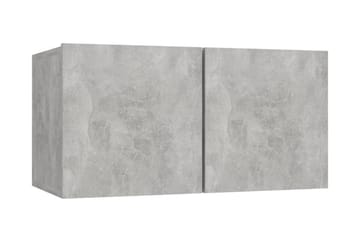Väggmonterat TV-skåp betonggrå 60x30x30 cm - Grå - Möbler - Vardagsrum - Tv-möbler & mediamöbler - Tv-skåp
