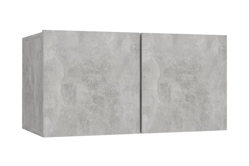 Väggmonterat TV-skåp betonggrå 60x30x30 cm - Grå - Möbler - Vardagsrum - Tv-möbler & mediamöbler - Tv-skåp