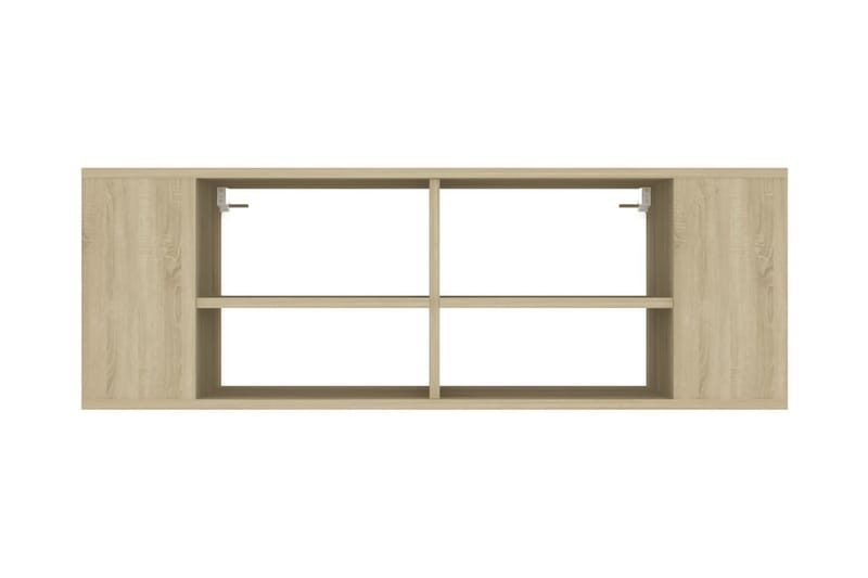 Väggmonterat tv-skåp sonoma-ek 102x35x35 cm spånskiva - Brun - Möbler - Vardagsrum - Tv-möbler & mediamöbler - Tv-skåp