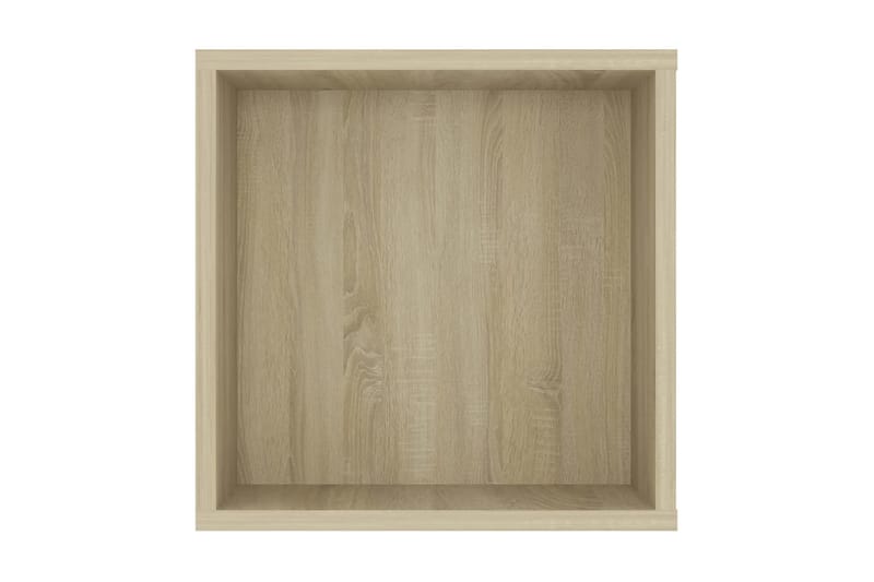 Väggmonterat tv-skåp sonoma-ek 102x35x35 cm spånskiva - Brun - Möbler - Vardagsrum - Tv-möbler & mediamöbler - Tv-skåp