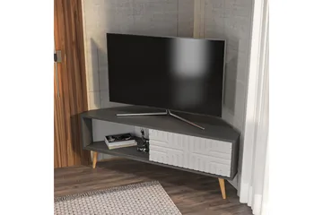 Abbas Tv-bänk 140 cm - Antracit/Vit - Möbler - Vardagsrum - Tv-möbler & mediamöbler - Tv-bänkar