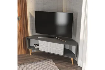 Abbas Tv-bänk 140 cm - Antracit/Vit - Möbler - Vardagsrum - Tv-möbler & mediamöbler - Tv-bänkar