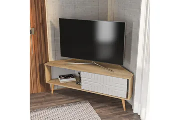 Abbas Tv-bänk 140 cm - Ek/Vit - Möbler - Vardagsrum - Tv-möbler & mediamöbler - Tv-bänkar