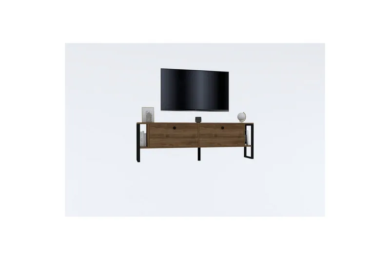 Ahu Tv-bänk 160 cm - Valnöt - Möbler - Vardagsrum - Tv-möbler & mediamöbler - Tv-bänkar