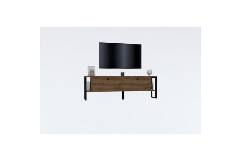 Ahu Tv-bänk 160 cm - Valnöt - Möbler - Vardagsrum - Tv-möbler & mediamöbler - Tv-bänkar