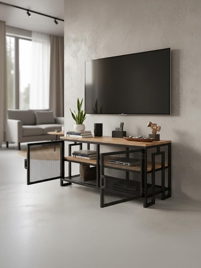 Alvorn Tv-Bänk 90 cm - Möbler - Vardagsrum - Tv-möbler & mediamöbler - Tv-väggfästen & mediastativ - Tv stativ & väggfästen