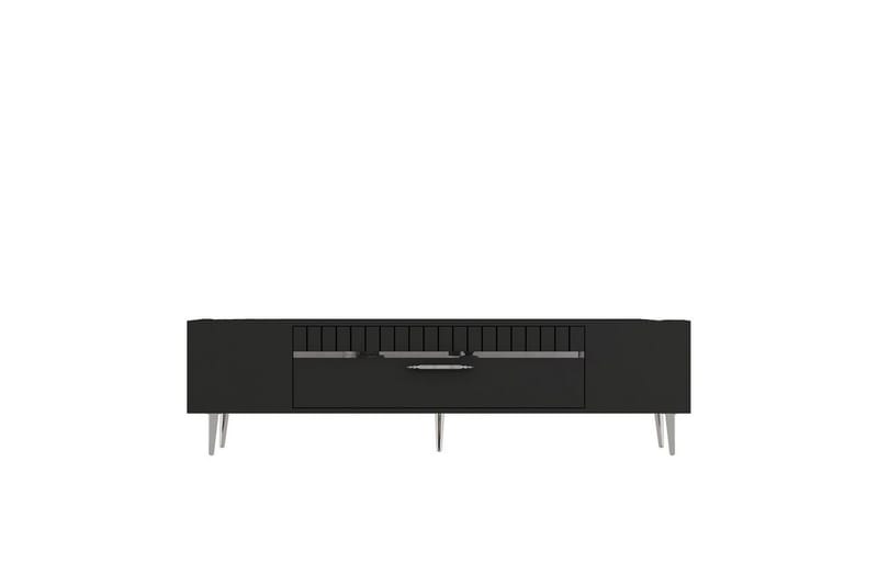 Anira Tv-bänk 150 cm, Antracit/Silver