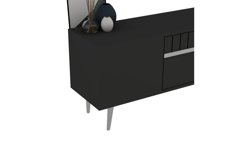 Anira Tv-bänk 150 cm - Antracit/Silver - Möbler - Vardagsrum - Tv-möbler & mediamöbler - Tv-bänkar