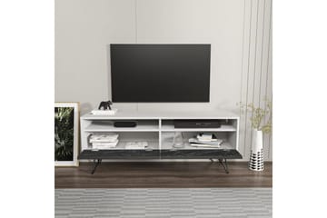 Anvor Tv-bänk 140 cm - Vit/Svart - Möbler - Vardagsrum - Tv-möbler & mediamöbler - Tv-bänkar