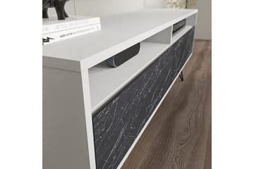 Anvor Tv-bänk 140 cm - Vit/Svart - Möbler - Vardagsrum - Tv-möbler & mediamöbler - Tv-bänkar