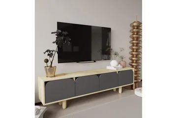 Arvo Tv-bänk 180x30 cm - Brun/Antracit - Möbler - Vardagsrum - Tv-möbler & mediamöbler - Tv-bänkar