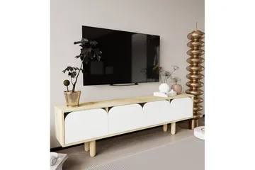 Arvo Tv-stativ 180x30 cm - Brun/Vit - Möbler - Vardagsrum - Tv-möbler & mediamöbler - Tv-bänkar