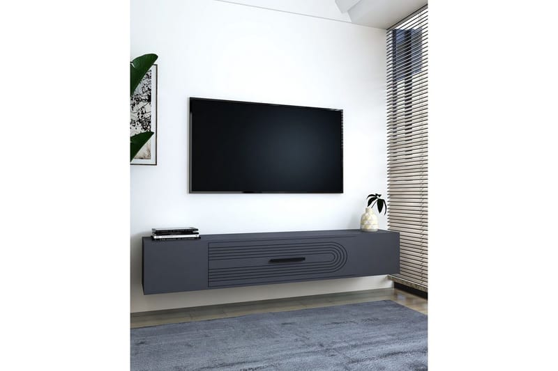 Avryn Tv-bänk 150 cm - Antracit - Möbler - Vardagsrum - Tv-möbler & mediamöbler - Tv-bänkar