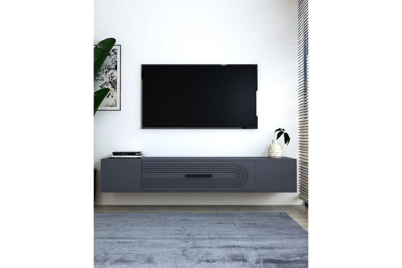 Avryn Tv-bänk 150 cm - Antracit - Möbler - Vardagsrum - Tv-möbler & mediamöbler - Tv-bänkar