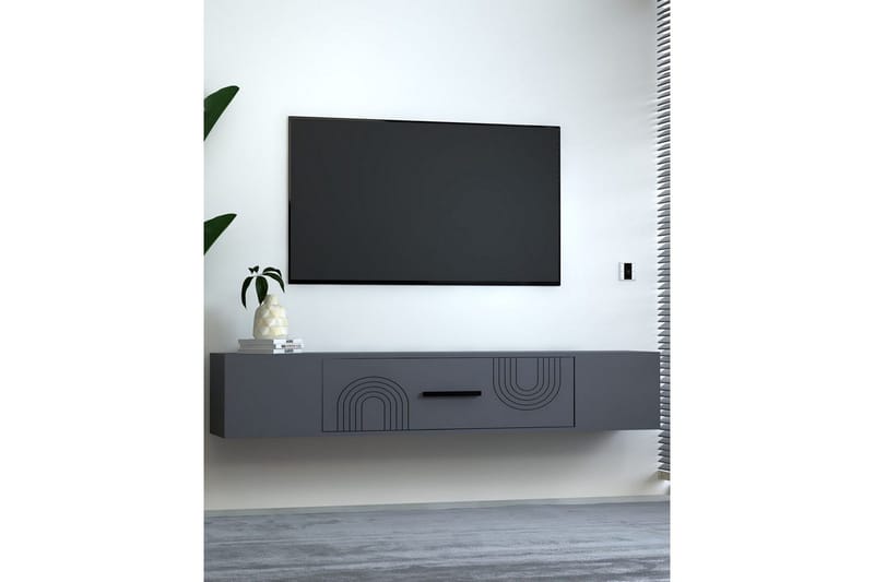 Avryn Tv-bänk 150 cm - Antracit - Möbler - Vardagsrum - Tv-möbler & mediamöbler - Tv-bänkar