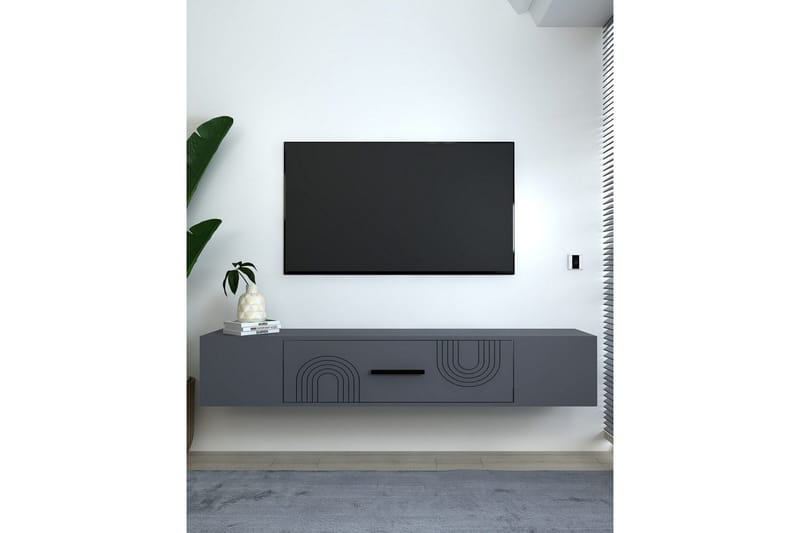 Avryn Tv-bänk 150 cm - Antracit - Möbler - Vardagsrum - Tv-möbler & mediamöbler - Tv-bänkar