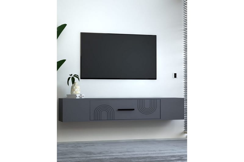 Avryn Tv-bänk 150 cm - Antracit - Möbler - Vardagsrum - Tv-möbler & mediamöbler - Tv-bänkar