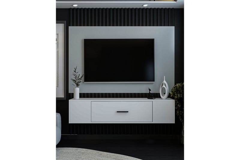 Avryn Tv-bänk 150 cm - Vit - Möbler - Vardagsrum - Tv-möbler & mediamöbler - Tv-bänkar