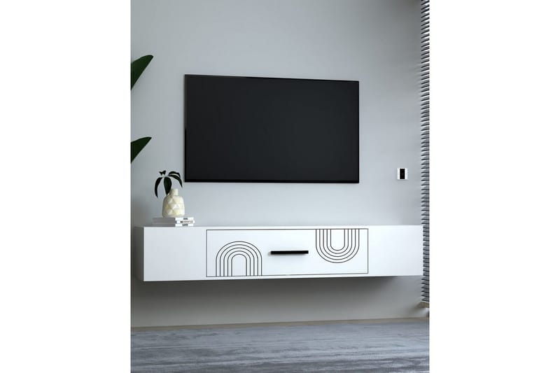 Avryn Tv-bänk 150 cm - Vit - Möbler - Vardagsrum - Tv-möbler & mediamöbler - Tv-bänkar