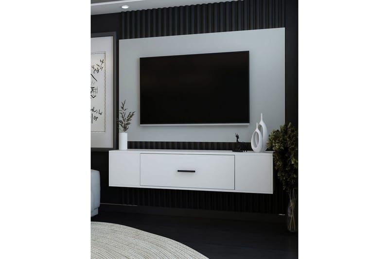 Avryn Tv-bänk 150 cm - Vit - Möbler - Vardagsrum - Tv-möbler & mediamöbler - Tv-bänkar