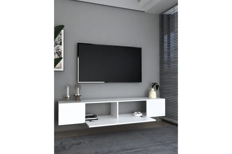 Avryn Tv-bänk 150 cm - Vit - Möbler - Vardagsrum - Tv-möbler & mediamöbler - Tv-bänkar