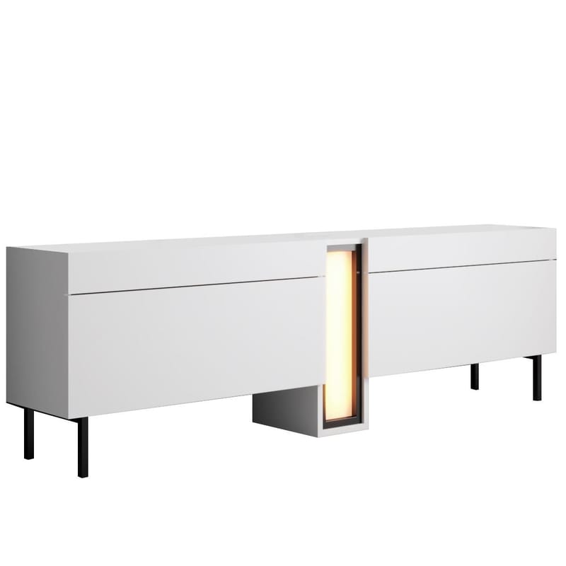 Berriaren TV-bänk 180 cm, Vit