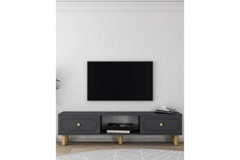 Bohem Tv-stativ 150x30 cm - Antracit - Möbler - Vardagsrum - Tv-möbler & mediamöbler - Tv-väggfästen & mediastativ - Tv stativ & väggfästen