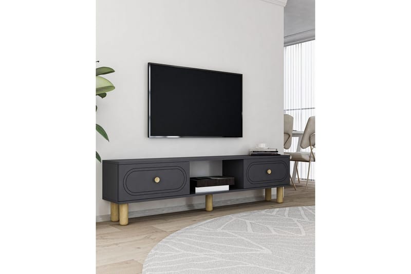Bohem Tv-stativ 150x30 cm - Antracit - Möbler - Vardagsrum - Tv-möbler & mediamöbler - Tv-väggfästen & mediastativ - Tv stativ & väggfästen
