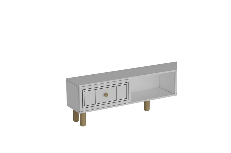 Bohem Tv-stativ 150x30 cm - Vit - Möbler - Vardagsrum - Tv-möbler & mediamöbler - Tv-väggfästen & mediastativ - Tv stativ & väggfästen