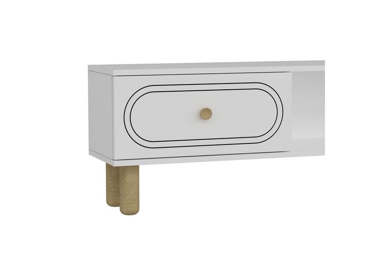 Bohem Tv-stativ 150x83 cm - Vit - Möbler - Vardagsrum - Tv-möbler & mediamöbler - Tv-väggfästen & mediastativ - Tv stativ & väggfästen