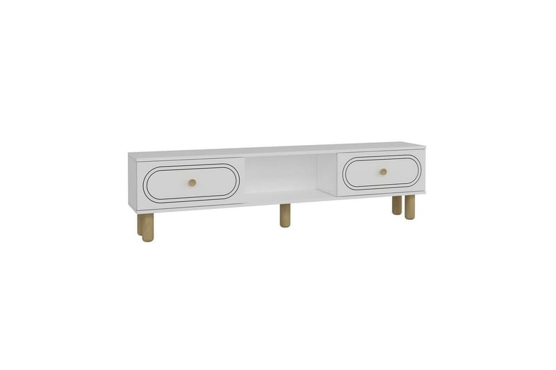 Bohem Tv-stativ 150x83 cm - Vit - Möbler - Vardagsrum - Tv-möbler & mediamöbler - Tv-väggfästen & mediastativ - Tv stativ & väggfästen