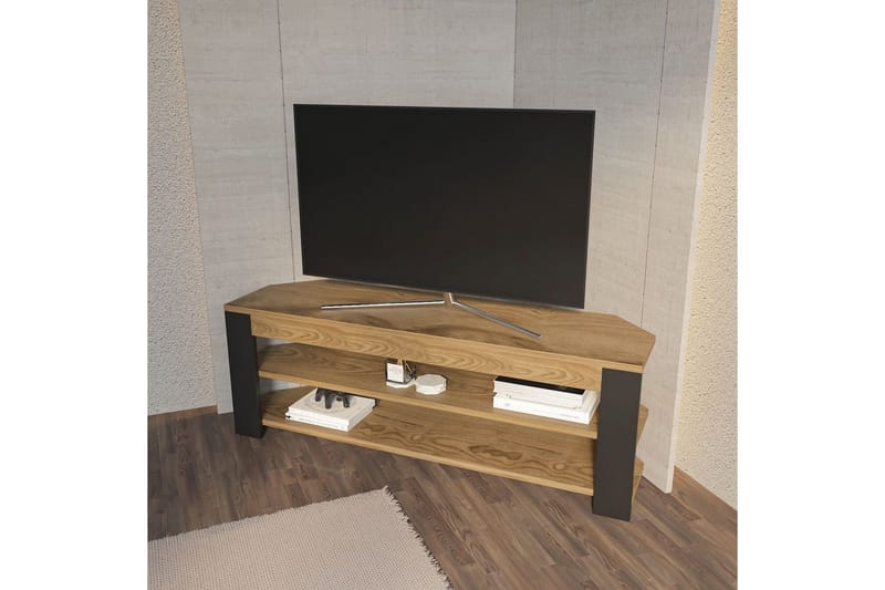Bralyn Tv-bänk 120 cm - Ek/Antracit - Möbler - Vardagsrum - Tv-möbler & mediamöbler - Tv-bänkar